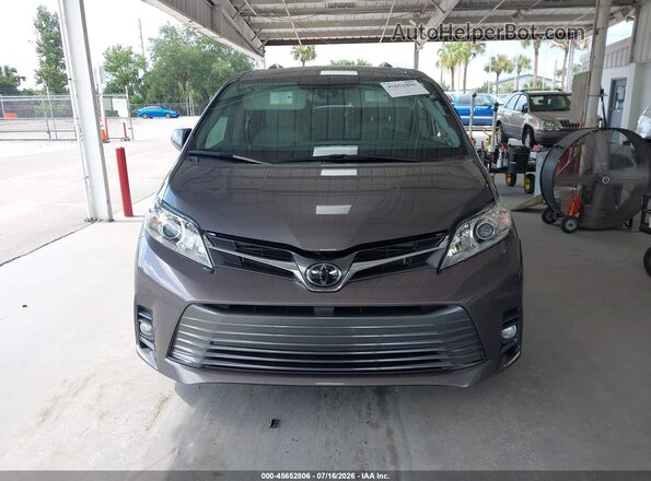 5TDYZ3DC6LS082381 2020 TOYOTA SIENNA Gray Widok deski rozdzielczej