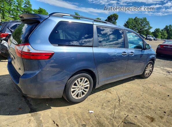 5TDYZ3DC7HS852322 2017 TOYOTA SIENNA Blue Rear right