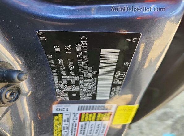 5TDYZ3DC7HS852322 2017 TOYOTA SIENNA Blue VIN sticker view