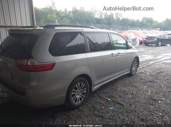 5TDYZ3DC7KS007087 2019 TOYOTA SIENNA Silver უკანა მარჯვენა