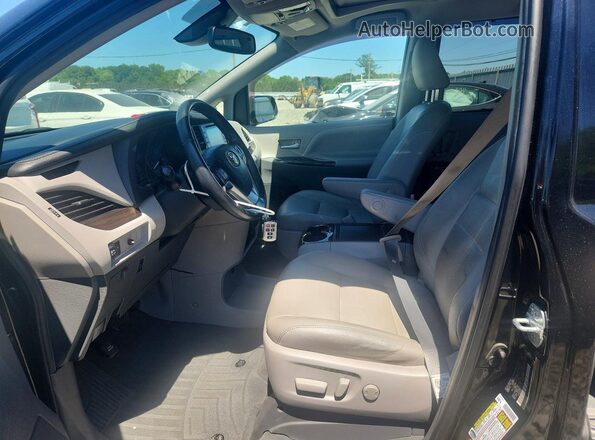 5TDYZ3DC7LS031665 2020 TOYOTA SIENNA Black Vista interior delantera