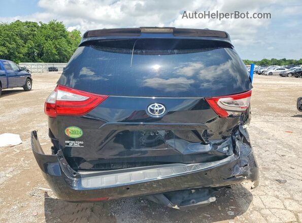 5TDYZ3DC8JS921413 2018 TOYOTA SIENNA Black Հետևի տեսք
