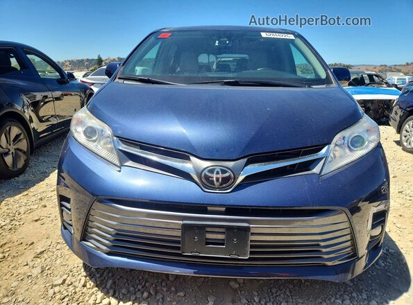 5TDYZ3DC8JS928331 2018 TOYOTA SIENNA Blue Vista frontal
