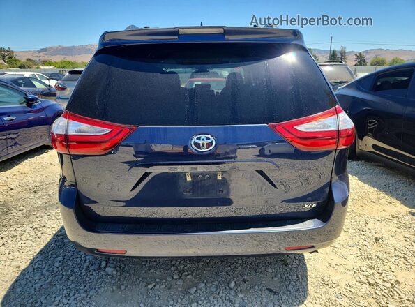 5TDYZ3DC8JS928331 2018 TOYOTA SIENNA Blue Vista trasera
