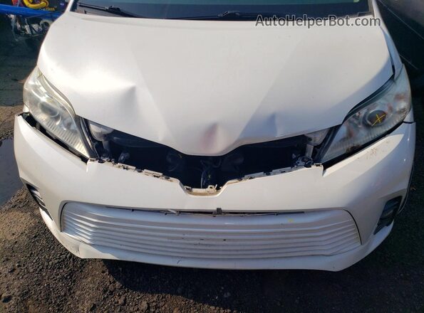 5TDYZ3DC8JS929558 2018 TOYOTA SIENNA White ძრავის განყოფილების ხედი