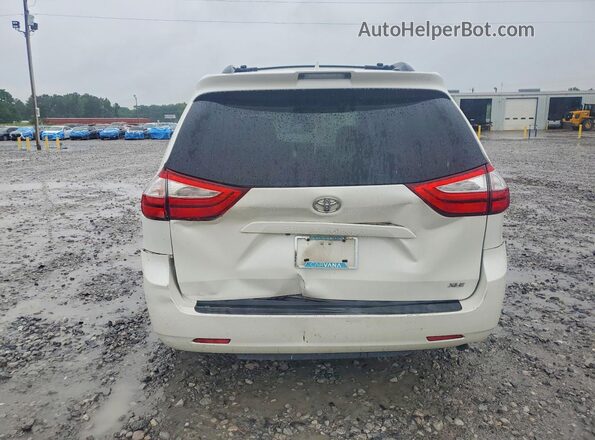 5TDYZ3DC8JS943458 2018 TOYOTA SIENNA White Вид ззаду