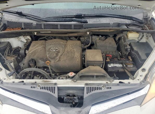 5TDYZ3DC8JS943458 2018 TOYOTA SIENNA White Вид підкапотного простору