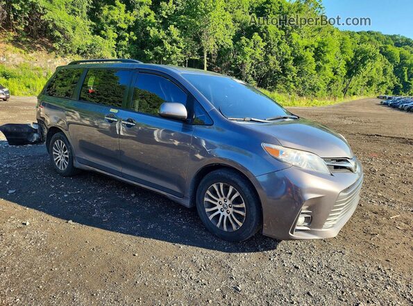 5TDYZ3DC8JS943671 2018 TOYOTA SIENNA Серый Передняя правая четверть