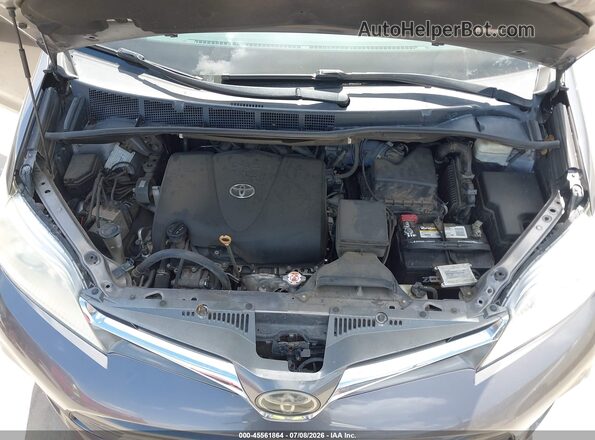 5TDYZ3DC8KS017658 2019 TOYOTA SIENNA Gray Widok z tyłu