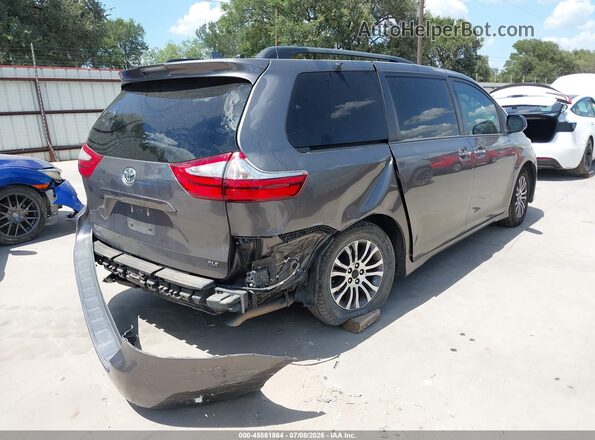 5TDYZ3DC8KS017658 2019 TOYOTA SIENNA Gray Widok z przodu