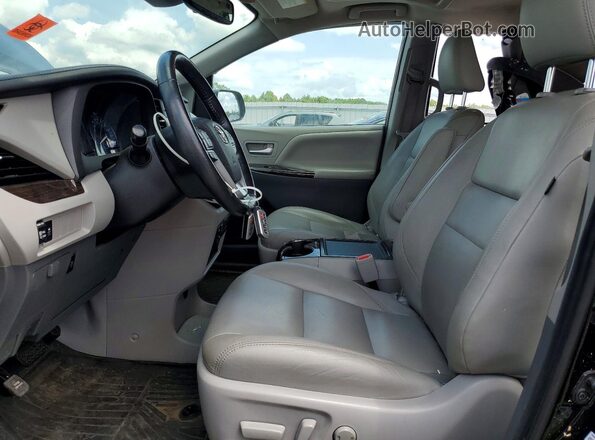 5TDYZ3DC8LS030685 2020 TOYOTA SIENNA Black Widok wnętrza z przodu