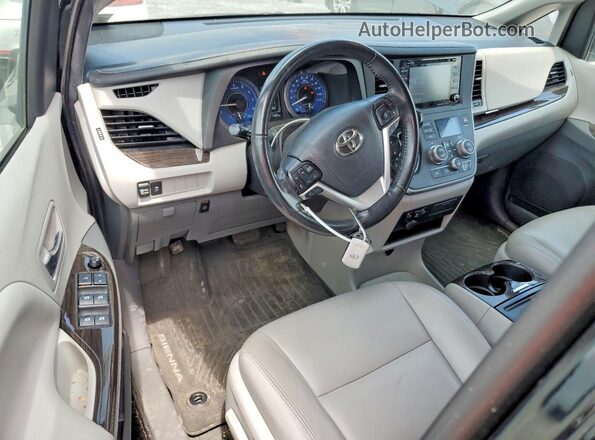 5TDYZ3DC8LS030685 2020 TOYOTA SIENNA Black Widok deski rozdzielczej