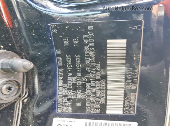 5TDYZ3DC8LS030685 2020 TOYOTA SIENNA Black Widok naklejki z numerem VIN