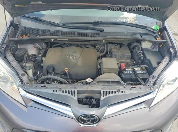 5TDYZ3DC8LS061208 2020 TOYOTA SIENNA Gray Вид задньої частини салону