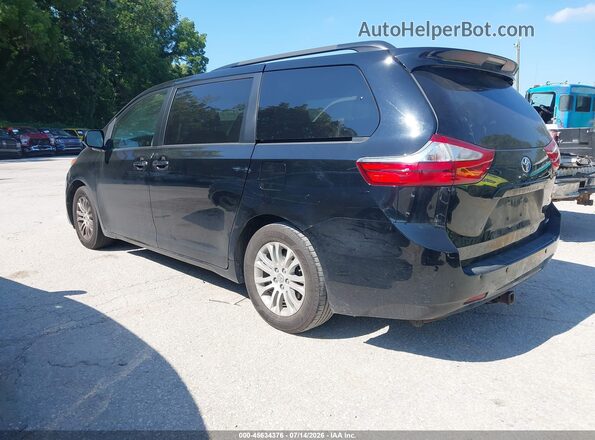 5TDYZ3DC9HS794777 2017 TOYOTA SIENNA Черный Задняя левая четверть