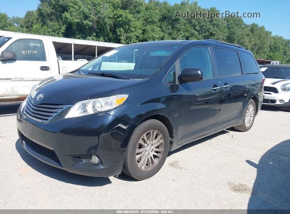 5TDYZ3DC9HS794777 2017 TOYOTA SIENNA Черный Передняя левая четверть