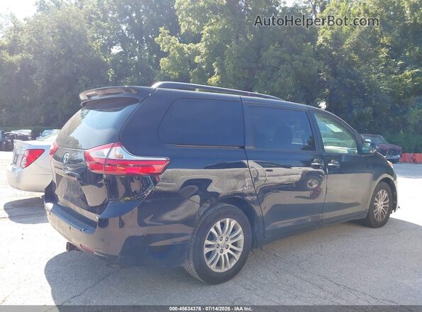 5TDYZ3DC9HS794777 2017 TOYOTA SIENNA Черный Вид задней части салона
