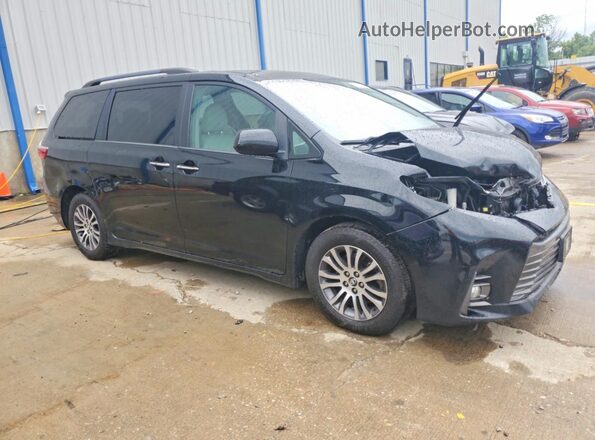 5TDYZ3DC9JS919539 2018 TOYOTA SIENNA Black Przód prawy