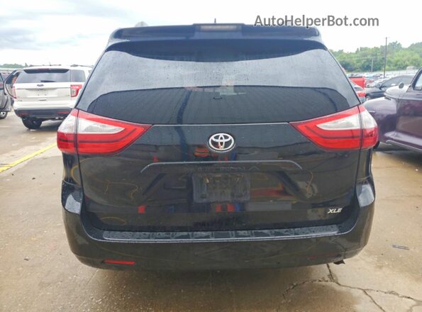 5TDYZ3DC9JS919539 2018 TOYOTA SIENNA Black Widok z tyłu