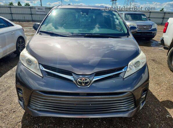 5TDYZ3DC9KS978365 2019 TOYOTA SIENNA Gray Вид спереду