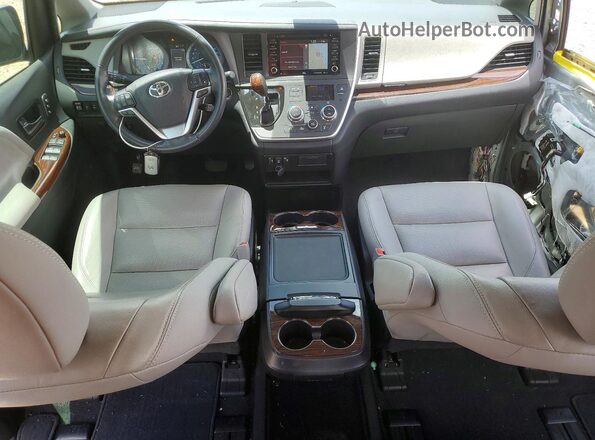 5TDYZ3DC9LS076509 2020 TOYOTA SIENNA Silver წინა პანელის ხედი