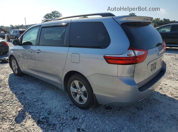 5TDYZ3DCXHS779737 2017 TOYOTA SIENNA Silver Trasero izquierdo