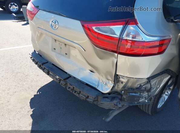 5TDYZ3DCXHS897786 2017 TOYOTA SIENNA Beige Widok z przodu