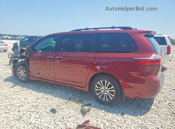 5TDYZ3DCXJS904807 2018 TOYOTA SIENNA Burgundy Հետևի ձախ