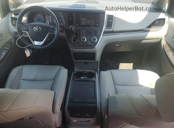 5TDYZ3DCXJS904807 2018 TOYOTA SIENNA Burgundy Առջևի վահանակի տեսք