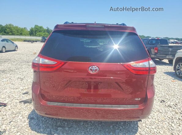 5TDYZ3DCXJS904807 2018 TOYOTA SIENNA Burgundy Հետևի տեսք