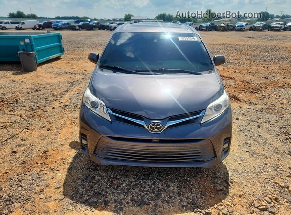 5TDYZ3DCXJS925169 2018 TOYOTA SIENNA Gray Front view