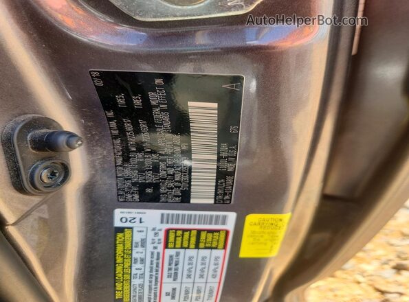 5TDYZ3DCXJS925169 2018 TOYOTA SIENNA Gray VIN sticker view