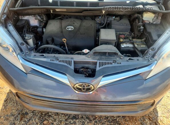 5TDYZ3DCXJS925169 2018 TOYOTA SIENNA Gray Engine compartment view