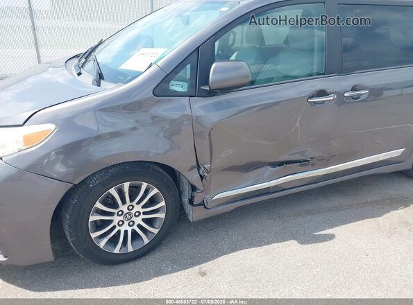 5TDYZ3DCXJS928671 2018 TOYOTA SIENNA Серый Вид спереди