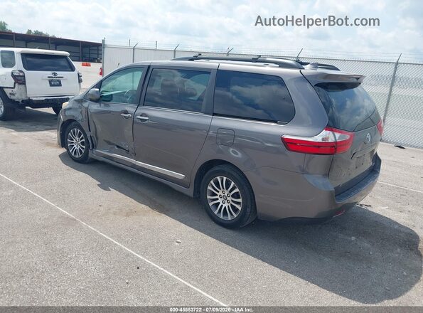 5TDYZ3DCXJS928671 2018 TOYOTA SIENNA Серый Задняя левая четверть
