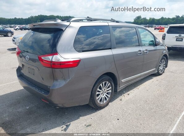 5TDYZ3DCXJS928671 2018 TOYOTA SIENNA Серый Задняя правая четверть