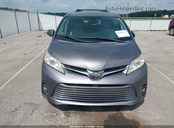 5TDYZ3DCXJS928671 2018 TOYOTA SIENNA Серый Вид щитка приборов