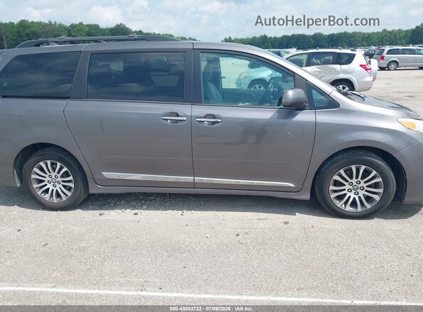 5TDYZ3DCXJS928671 2018 TOYOTA SIENNA Серый Вид задней части салона