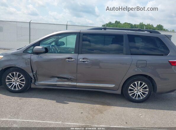 5TDYZ3DCXJS928671 2018 TOYOTA SIENNA Серый Панорамный вид салона 360°