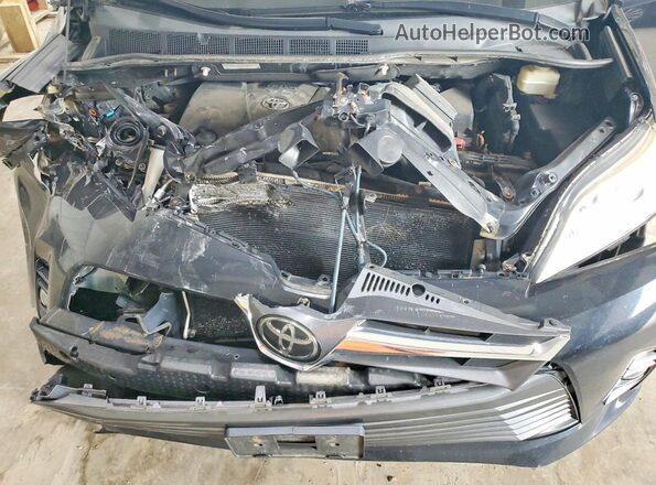 5TDYZ3DCXJS939590 2018 TOYOTA SIENNA Black Widok komory silnika