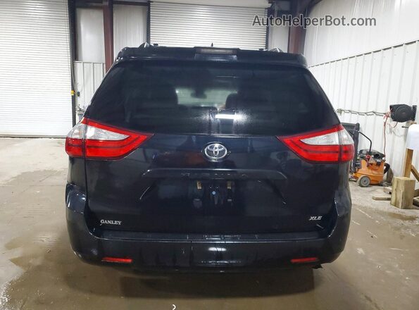 5TDYZ3DCXJS939590 2018 TOYOTA SIENNA Black Widok z tyłu