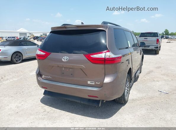 5TDYZ3DCXJS946474 2018 TOYOTA SIENNA Brown უკანა მარჯვენა