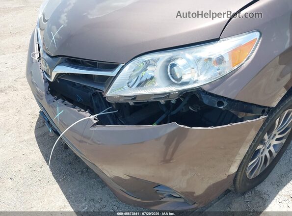 5TDYZ3DCXJS946474 2018 TOYOTA SIENNA Brown 