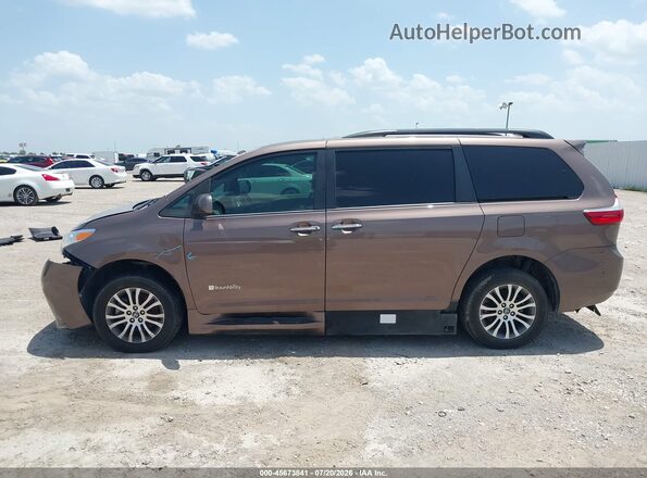5TDYZ3DCXJS946474 2018 TOYOTA SIENNA Brown სალონის 360-გრადუსიანი ხედი