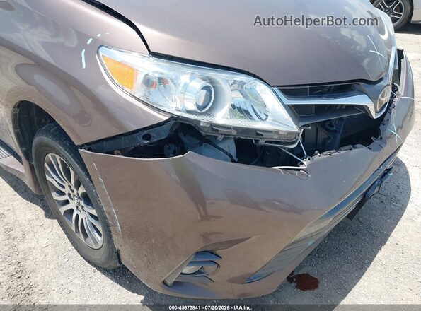 5TDYZ3DCXJS946474 2018 TOYOTA SIENNA Brown 