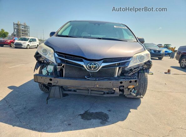 5TDYZ3DCXKS017192 2019 TOYOTA SIENNA Charcoal წინა ხედი