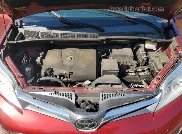 5TDYZ3DCXLS068113 2020 TOYOTA SIENNA Red Շարժիչի բաժամունքի տեսք