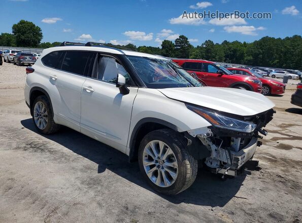 5TDYZRAH0LS004309 2020 TOYOTA HIGHLANDER White Front right