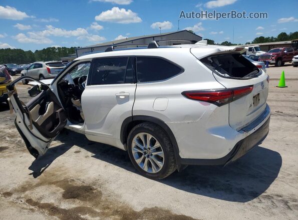 5TDYZRAH0LS004309 2020 TOYOTA HIGHLANDER White Rear left