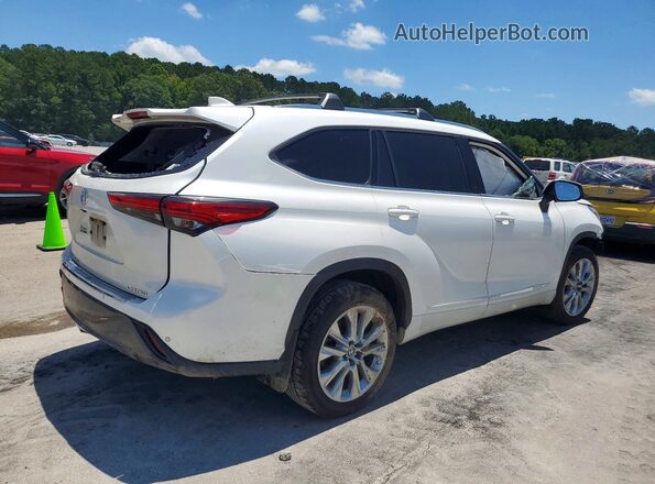 5TDYZRAH0LS004309 2020 TOYOTA HIGHLANDER White Rear right